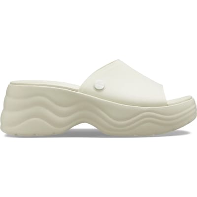 Crocs Skyline Slide - Dames Klapki - Bone - Platform - Comfort