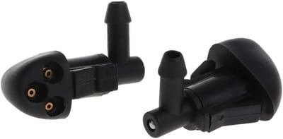 Ruitensproeier Nozzles - Watersproeiers Auto - Ruiten Reinigen - Verlengt Wisserblad Levensduur - 2 Stuks - Zwart