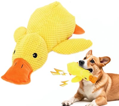 Ynkkvre - Hondenspeelgoed - Hondenspeeltje - Knuffel - Intelligentiespeelgoed - Quietschend Speelgoed - Ultrasofter Pluche & Ingebouwde Piepfunctie - Voor Kleine, Middelgrote En Grote Honden