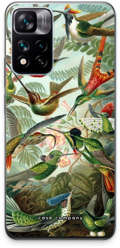 Case Company® - Hoesje geschikt voor Xiaomi 11i hoesje - Haeckel Trochilidae - Soft Cover Telefoonhoesje - Bescherming aan alle Kanten en Schermrand