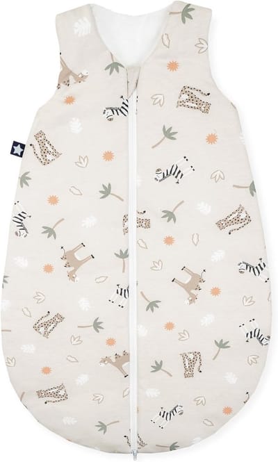 Zomerslaapzak Jersey 0,5 TOG - Wasbaar op 60 °C - Geschikt voor Warme Zomernachten - Savanne Beige - Maat 80/86