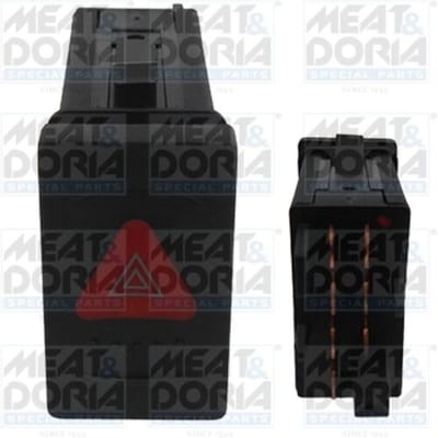 Waarschuwingsknipperlamp schakelaar MEAT & DORIA 23613
