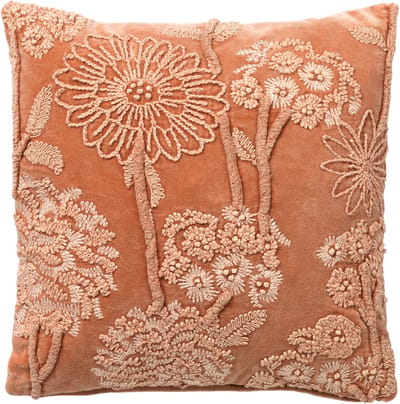 MARLENE | sierkussen 45x45 cm | Muted Clay | roze | Hoii | met duurzame kussenvulling