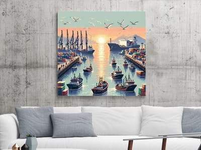 Kunstprint | Wanddecoratie | Dibond | 80 × 80 cm