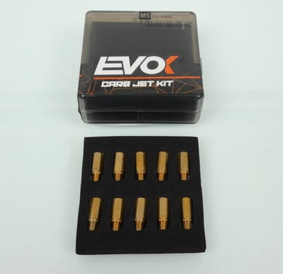 Doos met 10 PWK 150 tot 172 EVOK carburateur hoofdsproeiers voor KEA motoren Gloednieuw