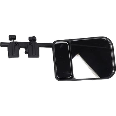 Rétroviseurs de Remorquage à Clipser Support Métallique Universel Angle Réglable Extensions de Rétroviseur Latéral pour Remorque Bus Camping-car Camion black