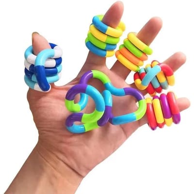 135 Stuks Leuke en Draaiende Muzikale Puzzelspeeltjes voor cadeau Vervormbaar Touw Knoop Druk Volwassen Stressverlichtende Speeltjes