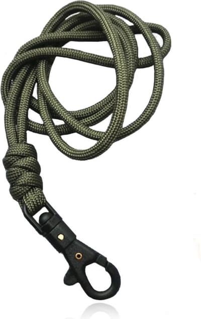 Paracord 50cm met Handige Haak - Army Green Black