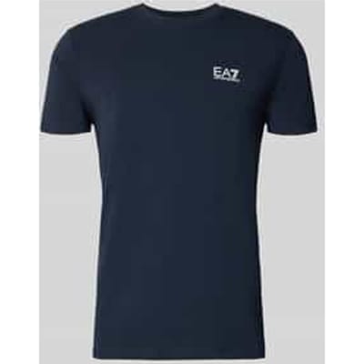 T-shirt met labelprint