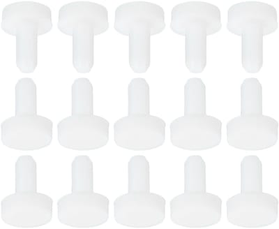 Dailygoods- Stopper Zachte Flexibele Siliconen - Rubber Plug - 15 Stuks - Voor 2.8-3mm Gat - Duurzaam - Antislip