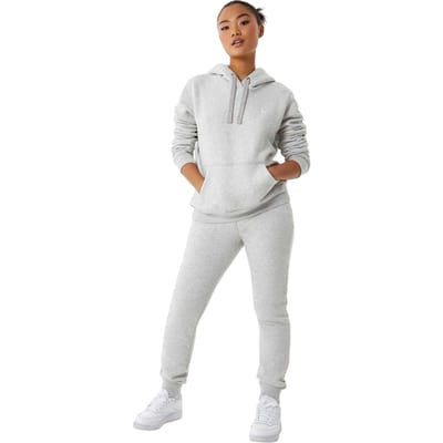 Jack Wills Hoodie voor dames met Astbury-fazantlogo en relaxte pasvorm (Grijze Mergel)