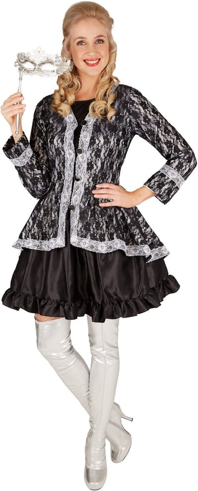 dressforfun - Adellijke gravin L - verkleedkleding kostuum halloween verkleden feestkleding carnavalskleding carnaval feestkledij partykleding - 301381