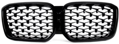 Voorbumper - Voor BMW X3/X4 G01/G02 2022-2023 - Auto accessoires - Niergrille - Diamant stijl - Gloss Zwart