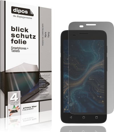 dipos – Matte Privacy Screenprotector geschikt voor Myria Fancy | Anti-Spy Beschermfolie
