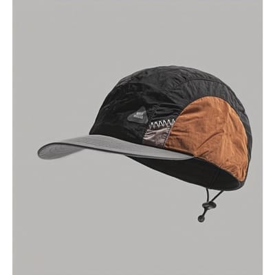 Casquette de Baseball Décontractée à Visière Plate Respirante Séchage Rapide Casquettes de Protection Solaire Cordon de Serrage Protection UV Chapeaux de Randonnée Été brown