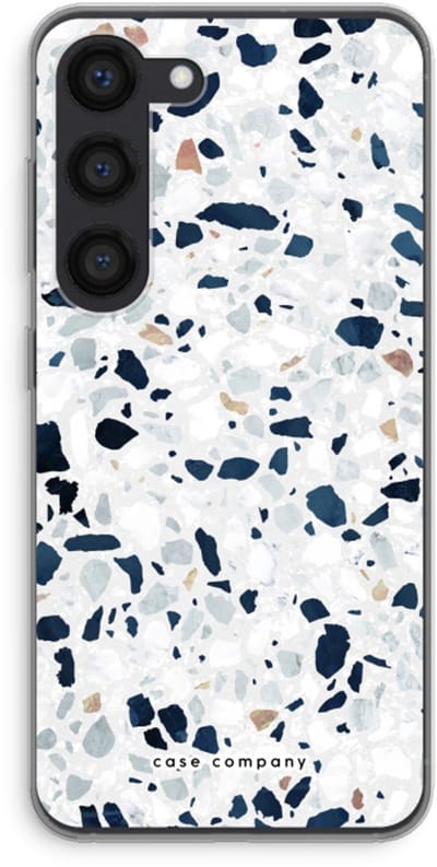 Case Company® - Hoesje geschikt voor Samsung Galaxy S23 hoesje - Terrazzo N°1 - Soft Cover Telefoonhoesje - Bescherming aan alle Kanten en Schermrand