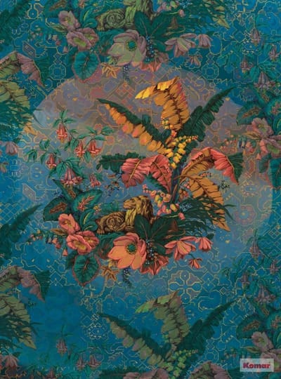 Fotobehang Blue Orient - Meerkleurig - 2,70m X 200cm