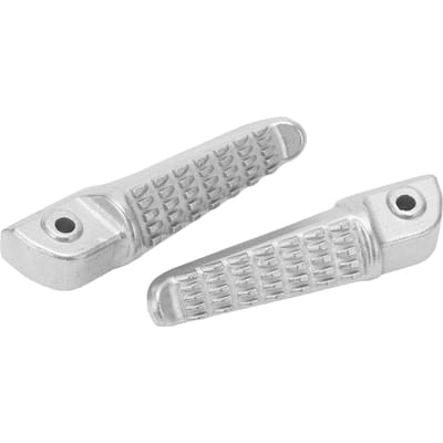 Motorfiets Achter Voetsteunen Voetsteunen Pedalen Vervanging voor Ninja 250R 650R ZX9R ZX10R ZX12R ZX636 white