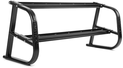 Gymstick 2-laags Rek Voor Dumbbells Zwart 160 cm