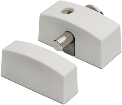 Oplegslot - Wit - Zamac - Dulimex - Dulimex smal binnendraaiend 75x33mm, wit