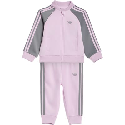 Adidas Sst Tracksuit Trainingspakken Baby - Roze - Maat 93 - 98 CM - Poly Mesh