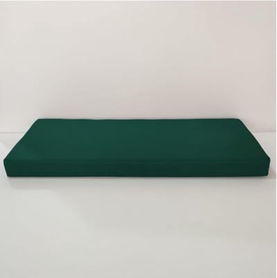 Bankkussen Waterdicht - Zitkussen Tuin - Buiten Zitten - Antislip Bodem - 200x40x5 cm - Donkergroen