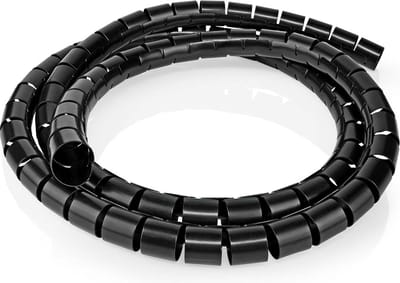Nedis Kabelmanagement - Spiraalvormige sleeve - 1 Stuks - Maximale kabeldikte: 32 mm - PE - Zwart
