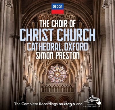 The Christ Church Cathedral Choir Oxford, Simon Prest - The Complete Recordings On Argo And L'Oiseau Lyre (19 CD) (Limited Edition)