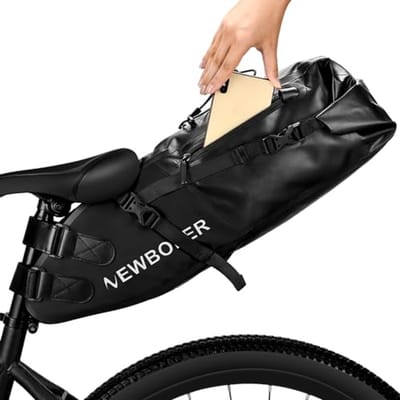 Waterdichte Fiets Zadeltas 13L - Ruime Onderseat Fietstas voor Bikepacking