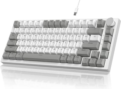 75% Mechanisch Toetsenbord met Volumeknop en Hot-Swappable Functie voor Gaming en Office