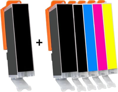 Huismerk geschikt voor Canon PGI-570 - CLI571 XL inktcartridges + Extra Zwart - MG5750 - MG5751 - MG6850 - MG7750 - TS5050 - TS5055