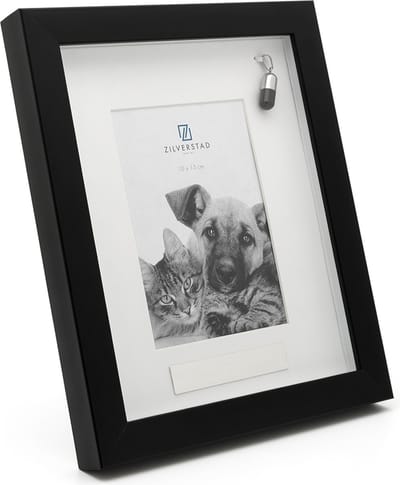Zilverstad - Memory fotolijst Huisdier met ashouder 10x15cm