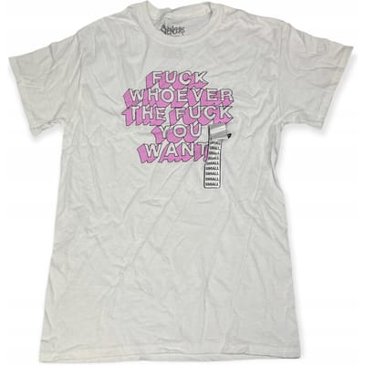 Koszulka T-shirt męski SPENCER'S biały napisy S gray