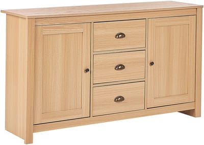 LANSIN - Sideboard - Lichte houtkleur - Vezelplaat