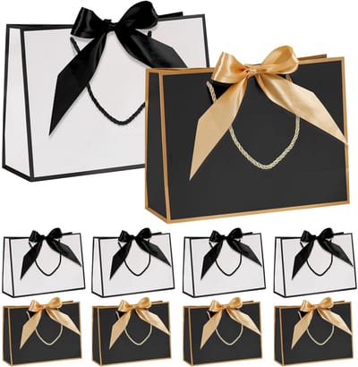 Dailygoods- Geschenkzakjes Grote Set - Cadeauzak - Cadeauverpakking - Geschenktas - Luxe Cadeautas - 5 Stuks 32 x 25 x 11 cm