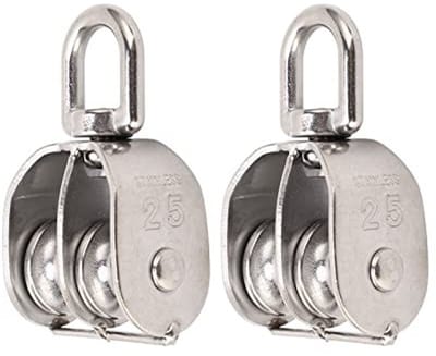 Dailygoods - Set van 2 Roestvrijstalen Dubbele Flessenliften 150 kg