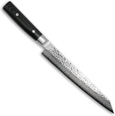 Yaxell Zen Fileermes / Sushimes 23 cm – 37 Lagen Damaststaal – Canvas-Micarta Heft