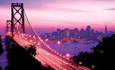 City Skyline Golden Gate Bridge Photo Wallcovering