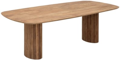 DTP Home Lagoon eettafel Deens ovaal teakhout 240x110x76 cm