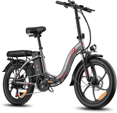Fafrees F20 Opvouwbare Elektrische Fiets – 20" Vetbanden, 36V 18Ah Accu, 120km Bereik, 7-Speed Shimano, Dubbel Geveerd