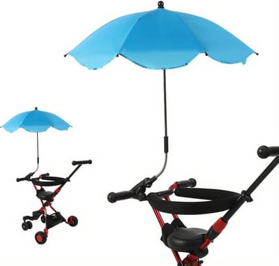 Livano Strandparaplu - Extra Sterke Parasol - Winddicht Paraplu - Strand - Outdoor - UV Bescherming - Hemelsblauw