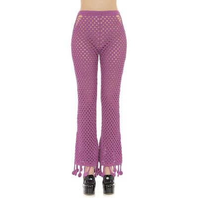 Moschino Pants Violet Size: 40 | Wide-Leg & Flared Pants Outlet | Dames | Paars