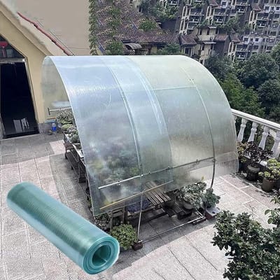 Dakplaat - Glasvezelplaat - Tuin Overkappen - Hoge Lichtdoorlatendheid - 0.5x3m - Transparant