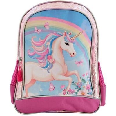 Unicorn Rugzak 2 comp 38x33x14cm Boekentassen en rugzakken