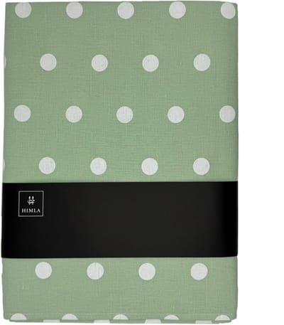 Polka tafelkleed pistachio	145x250