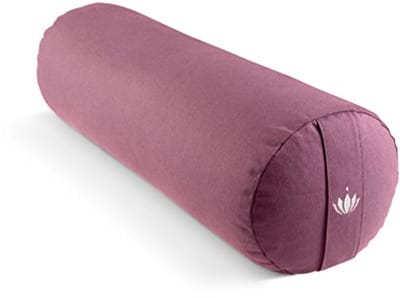 Yogarol Ø24 cm - Katoenen Yogabolster met Speltvulling voor Yin Yoga en Restorative Yoga - Wasbaar en Duurzaam