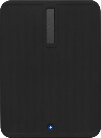kwmobile case voor harde schijf - geschikt voor Canvio Basics A5 SSD (1TB / 2TB) - SSD-cover van silicone - In zwart