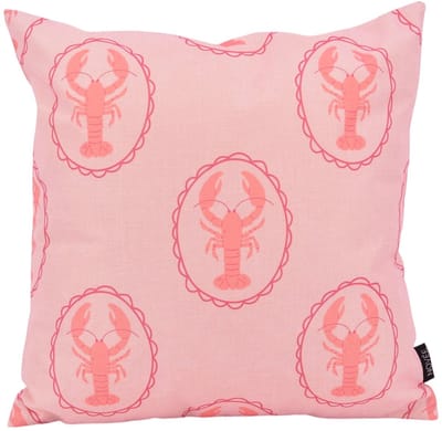 Pink Lobster Kreeft Kussenhoes | 45x45 cm | Katoen/Linnen