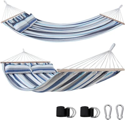 Hangmat met Spreidstok - Ademend Katoen - Relaxzone