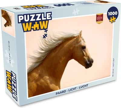 Puzzel Paard - Licht - Lucht - Legpuzzel - Puzzel 1000 stukjes volwassenen